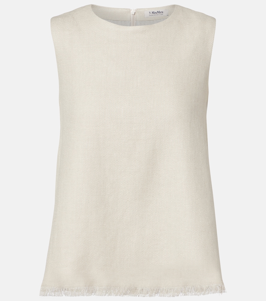 Manika linen and cotton top