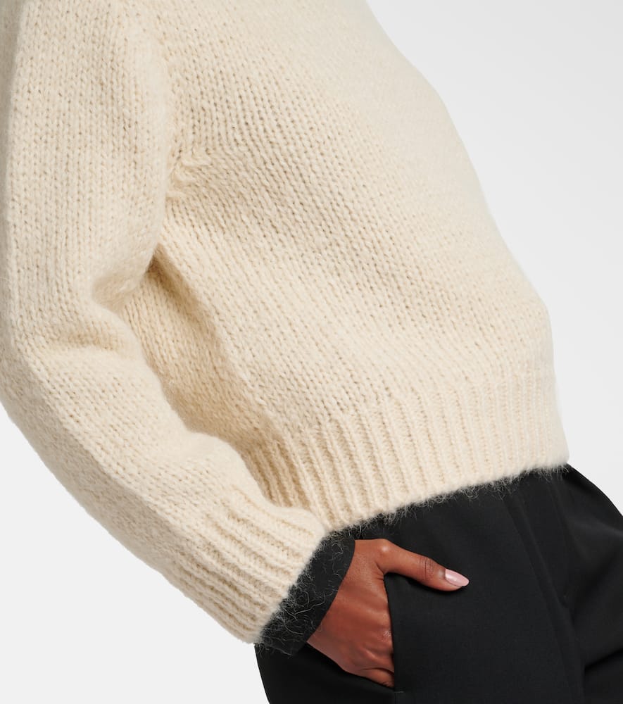 Mohair and wool-blend sweater