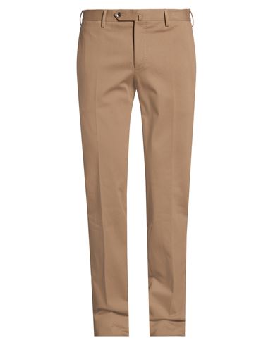 Man Pants Light brown Size 36 Cotton, Cashmere, Elastane