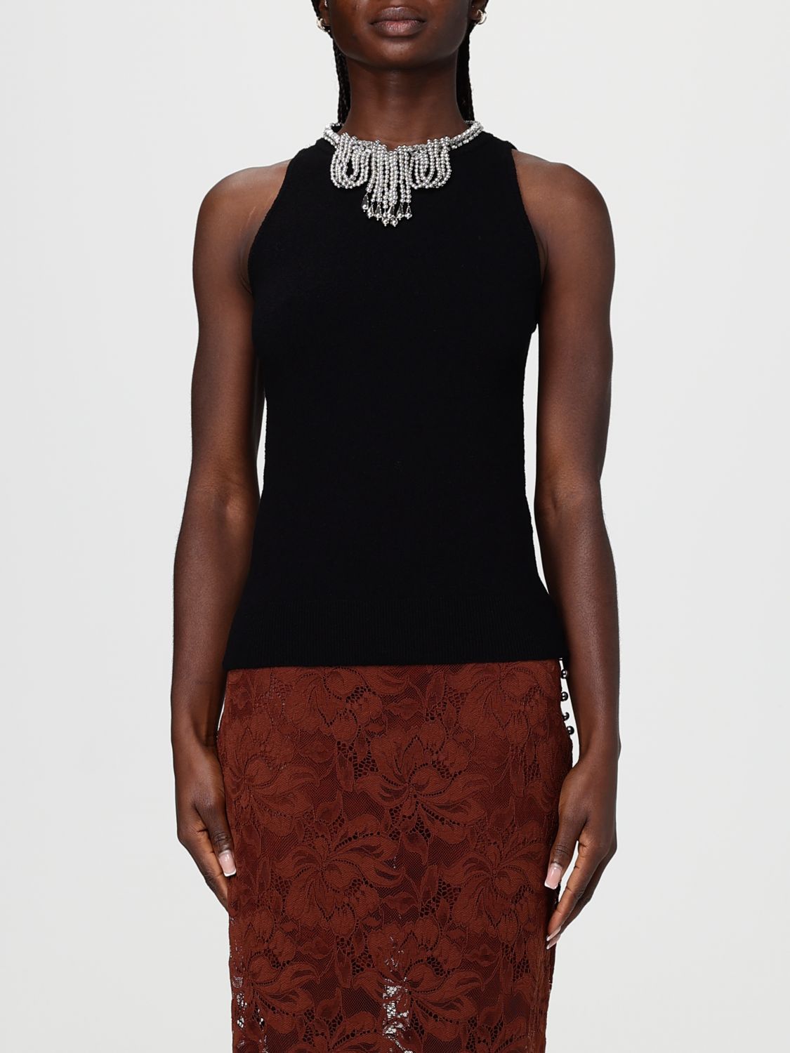 Top Woman color Black