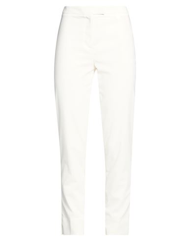 Woman Pants Ivory Size 2 Wool, Polyester, Elastane