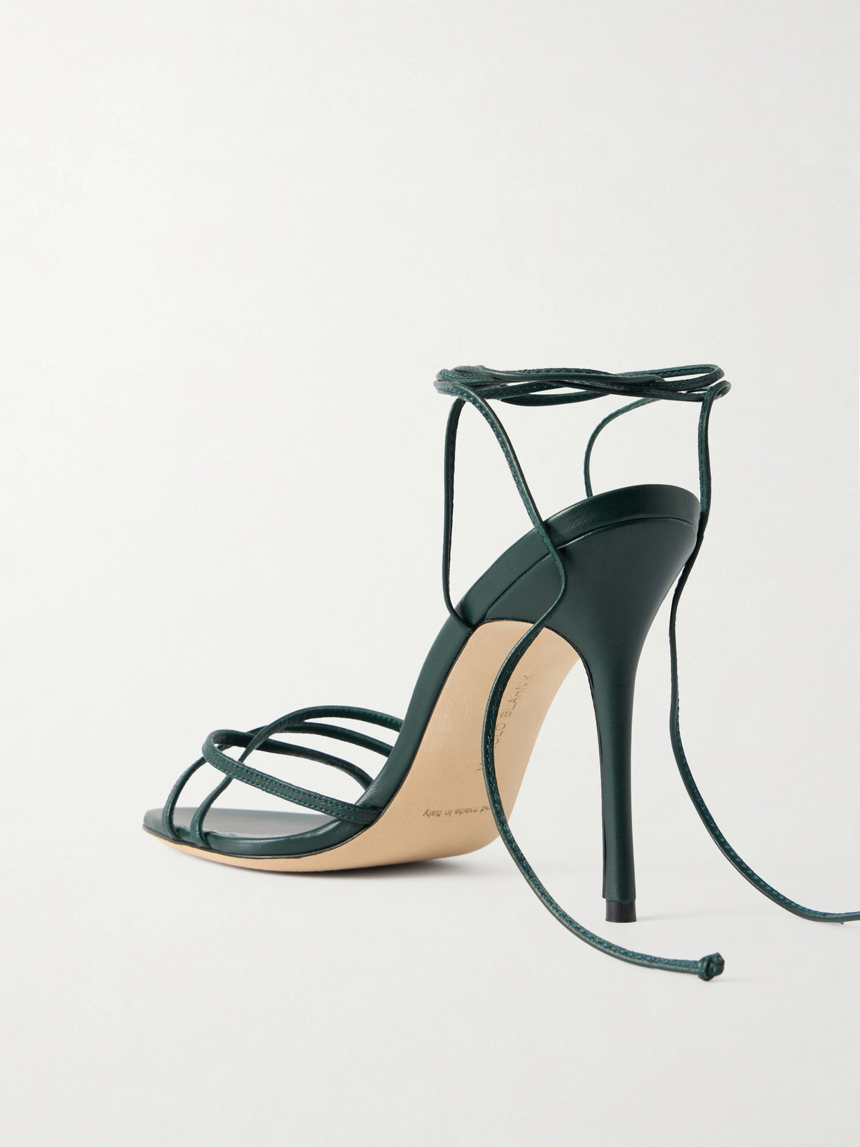 Leva 105 Leather Sandals - Green