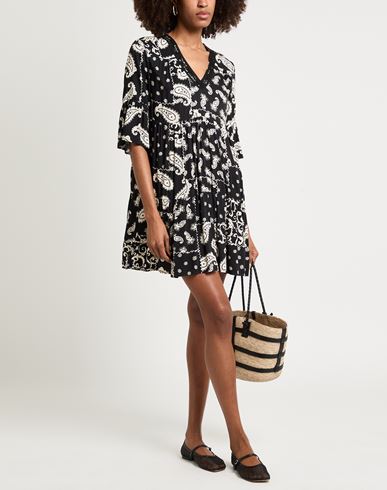 Operà Woman Mini dress Black Size 12 Viscose