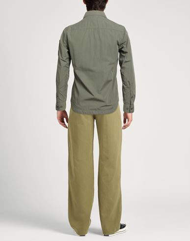 C. p. Company Man Shirt Military green Size 3XL Cotton