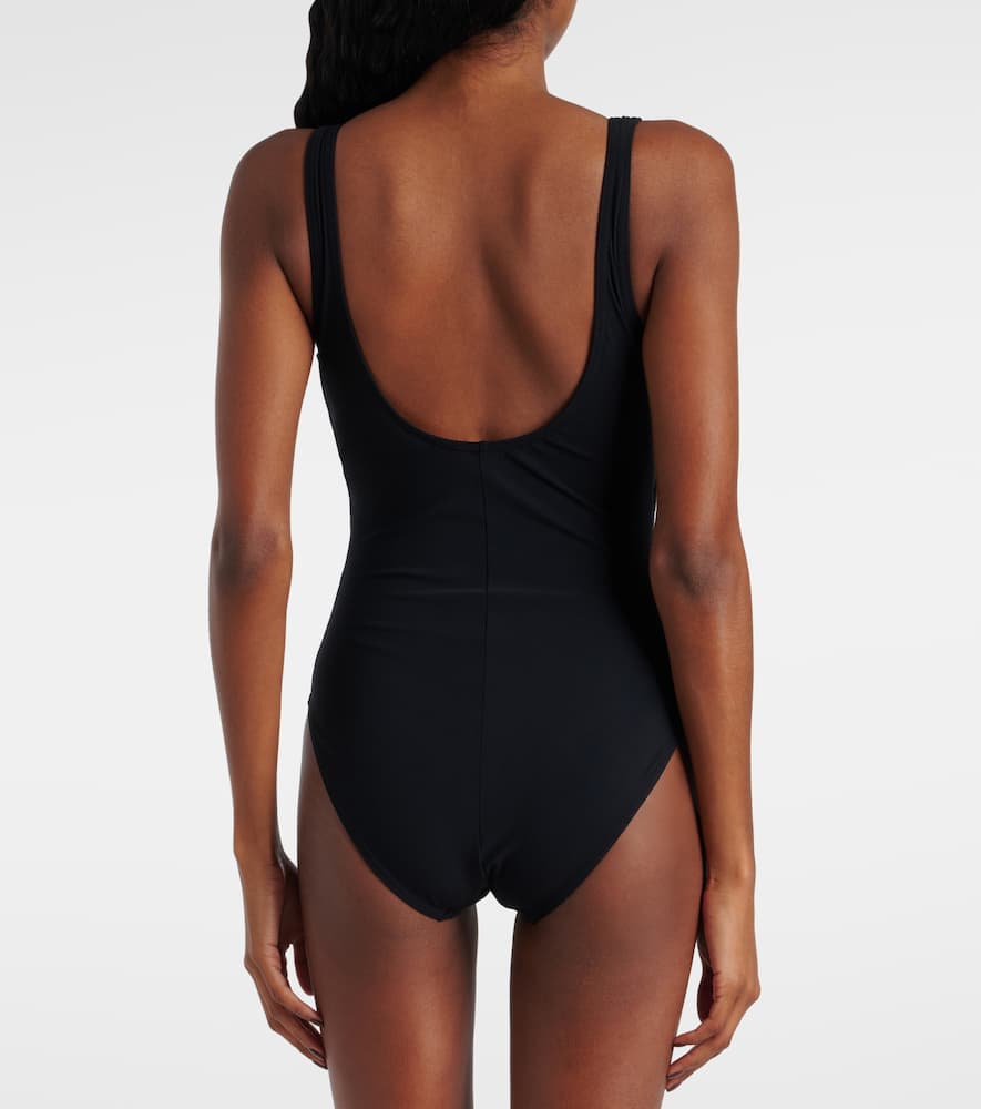 Floral cutout swimsuit
