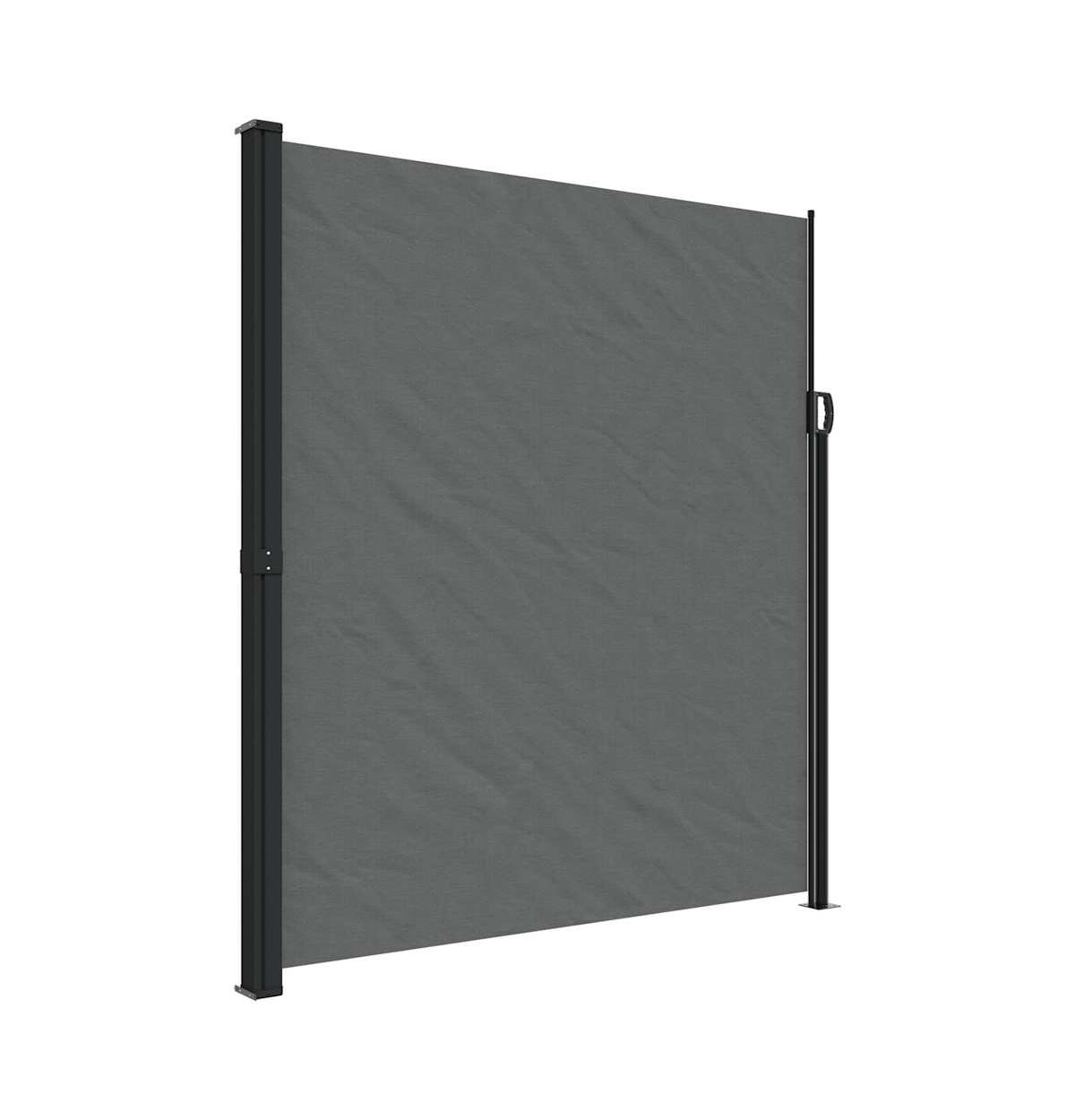 Retractable Side Awning Anthracite - Anthracite