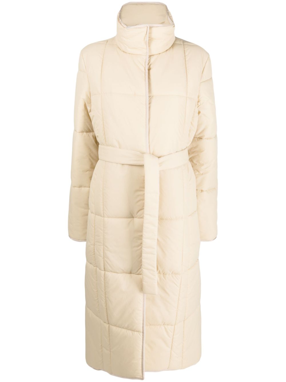 Tracey belted padded coat - Neutrals