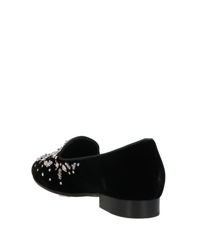 Woman Loafers Black Size 5 Textile fibers, Leather