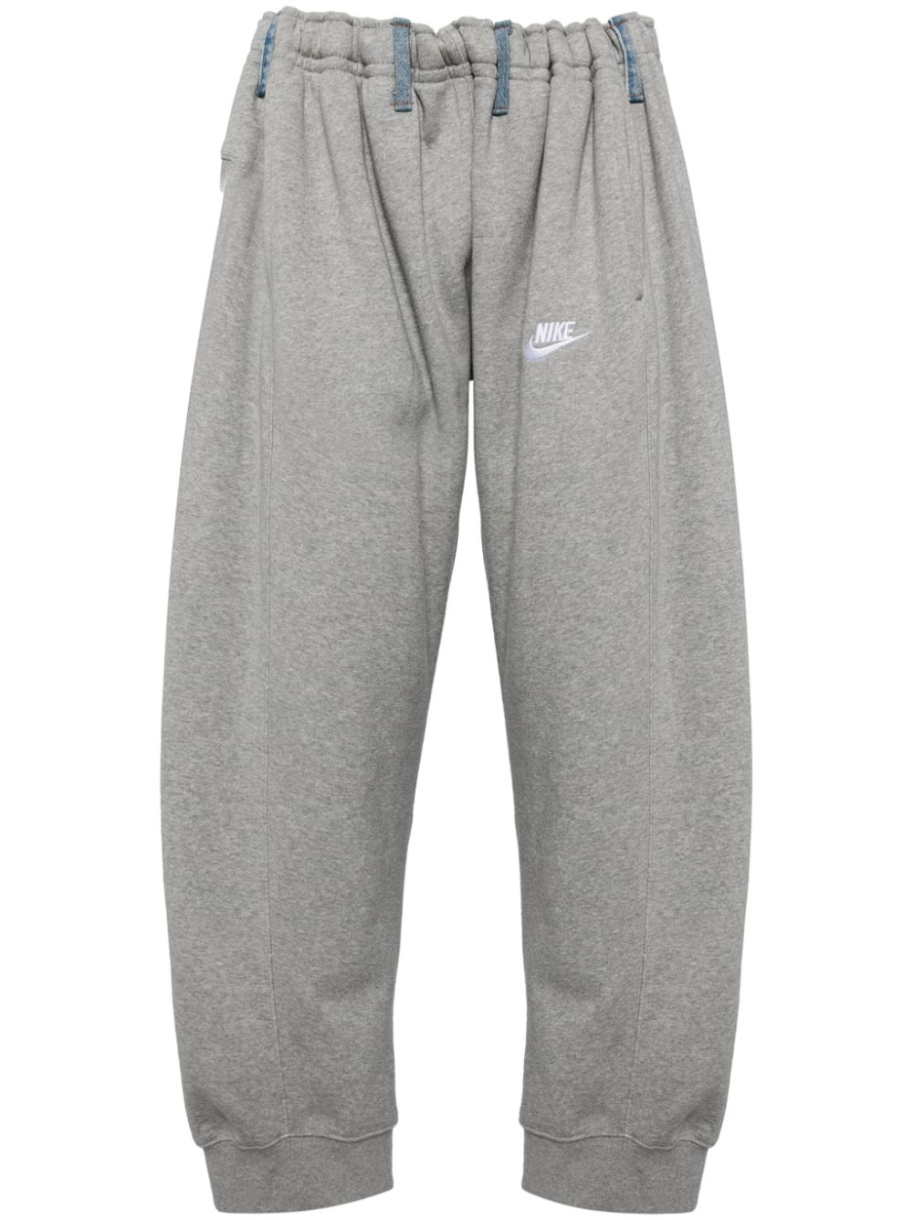X Nike denim track pants - Grey
