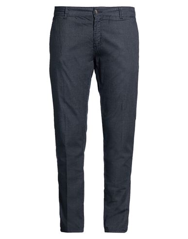 Man Pants Blue Size 40 Cotton, Elastane