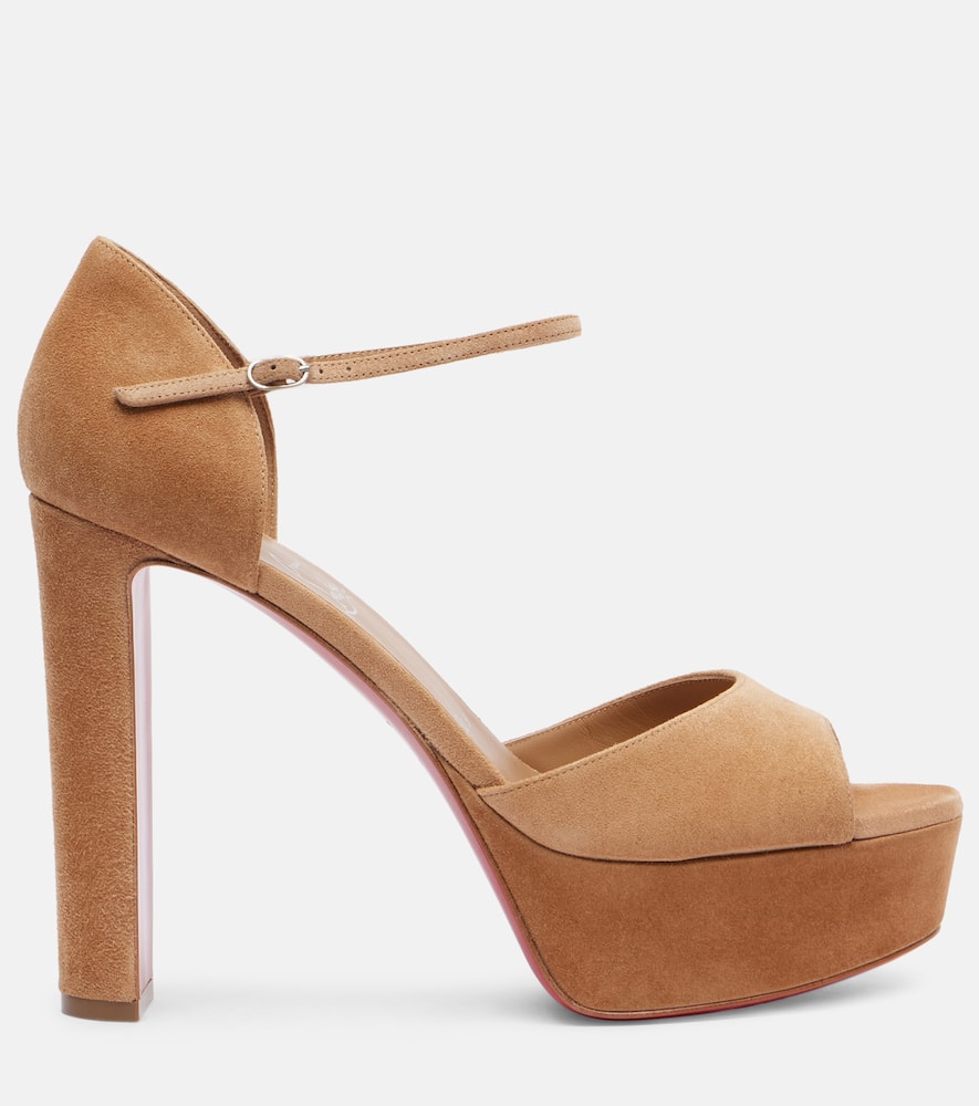 Sandaloo 130 suede platform sandals
