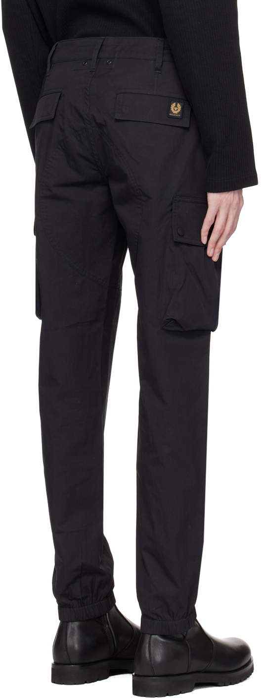 Belstaff Black Trailmaster Cargo Pants