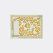 'medusa Amplified' Napkin And Placemat, Set Of Two, White