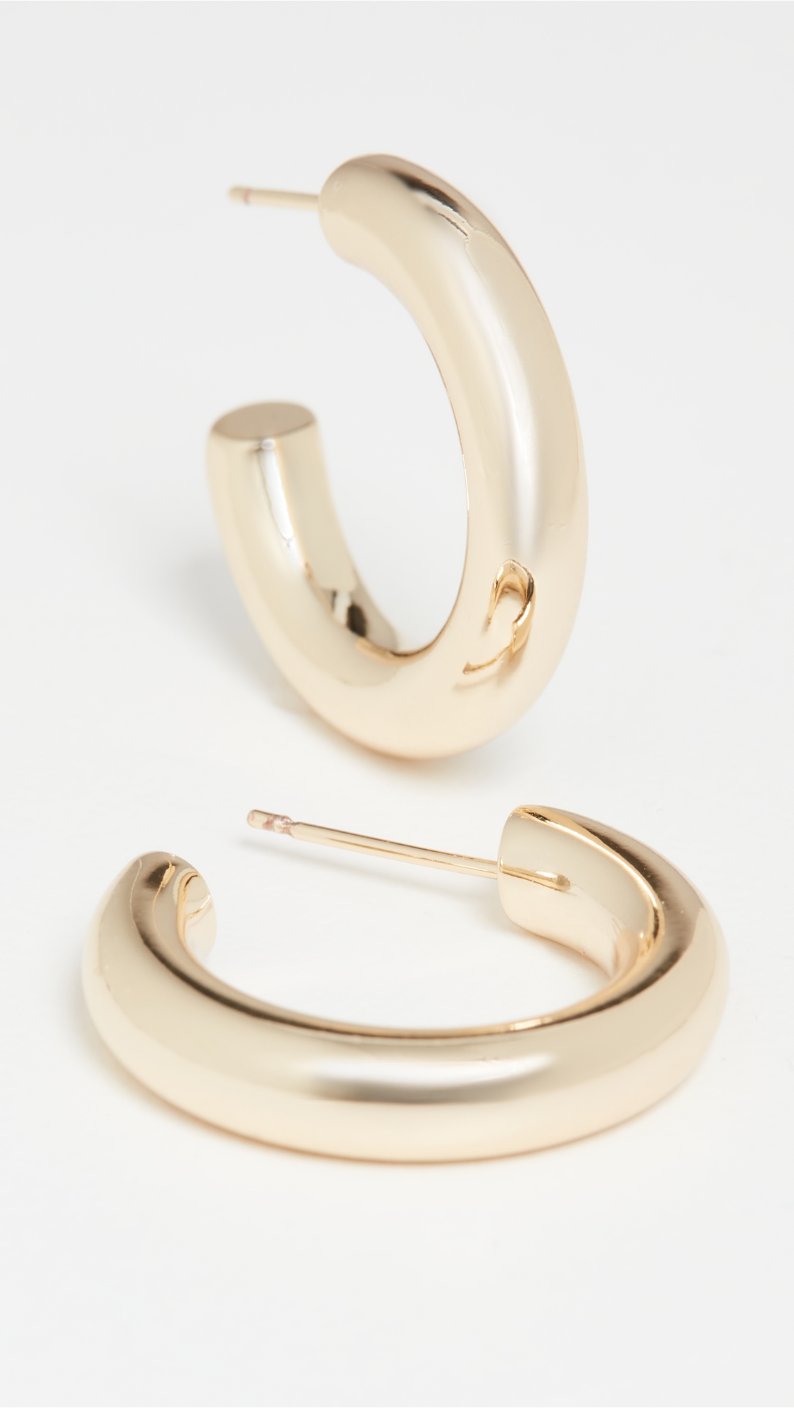 Everyday Hoops Yellow Gold One Size