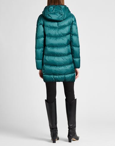 Woman Puffer Deep teal Size 8 Polyester