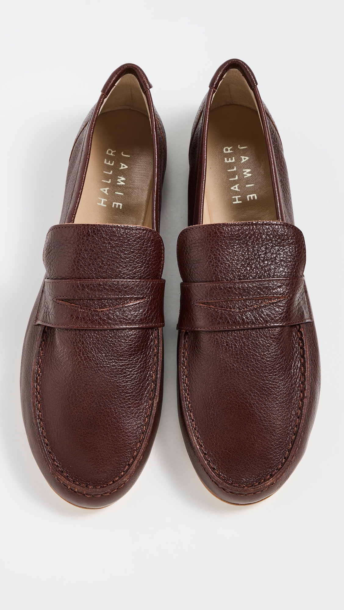 Penny Leather Loafers Oxblood