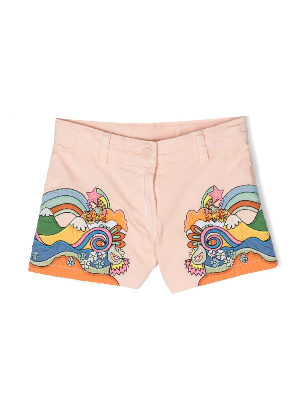 Love To Dream printed shorts - Pink