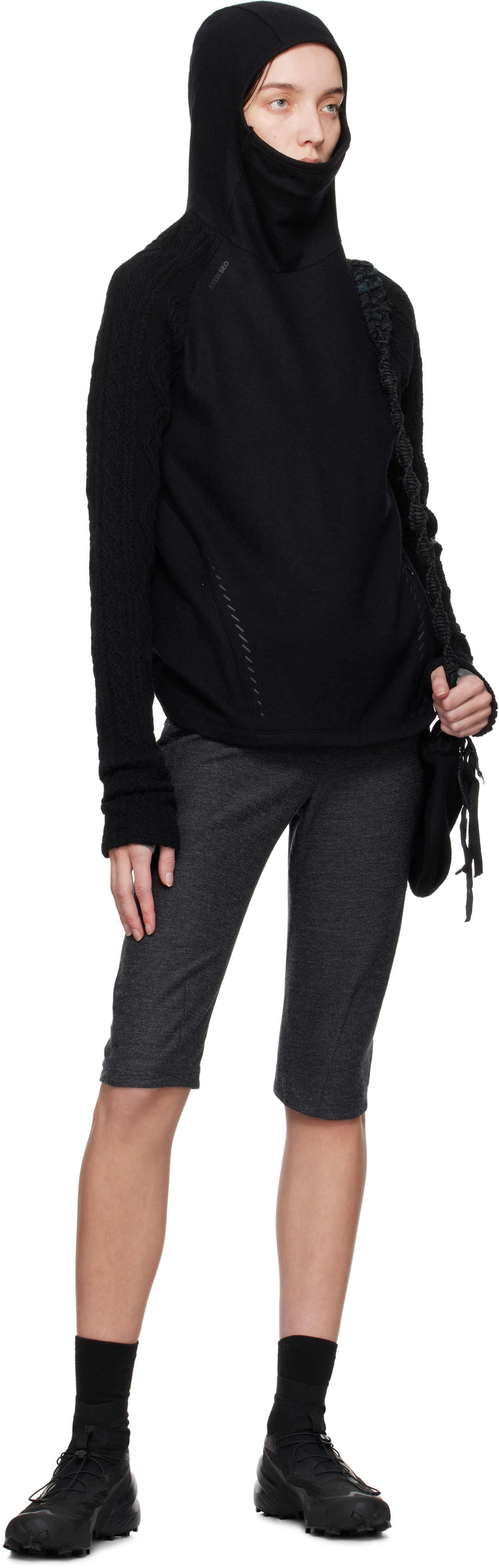 HYEIN SEO Gray Charm Bag Capri Trousers