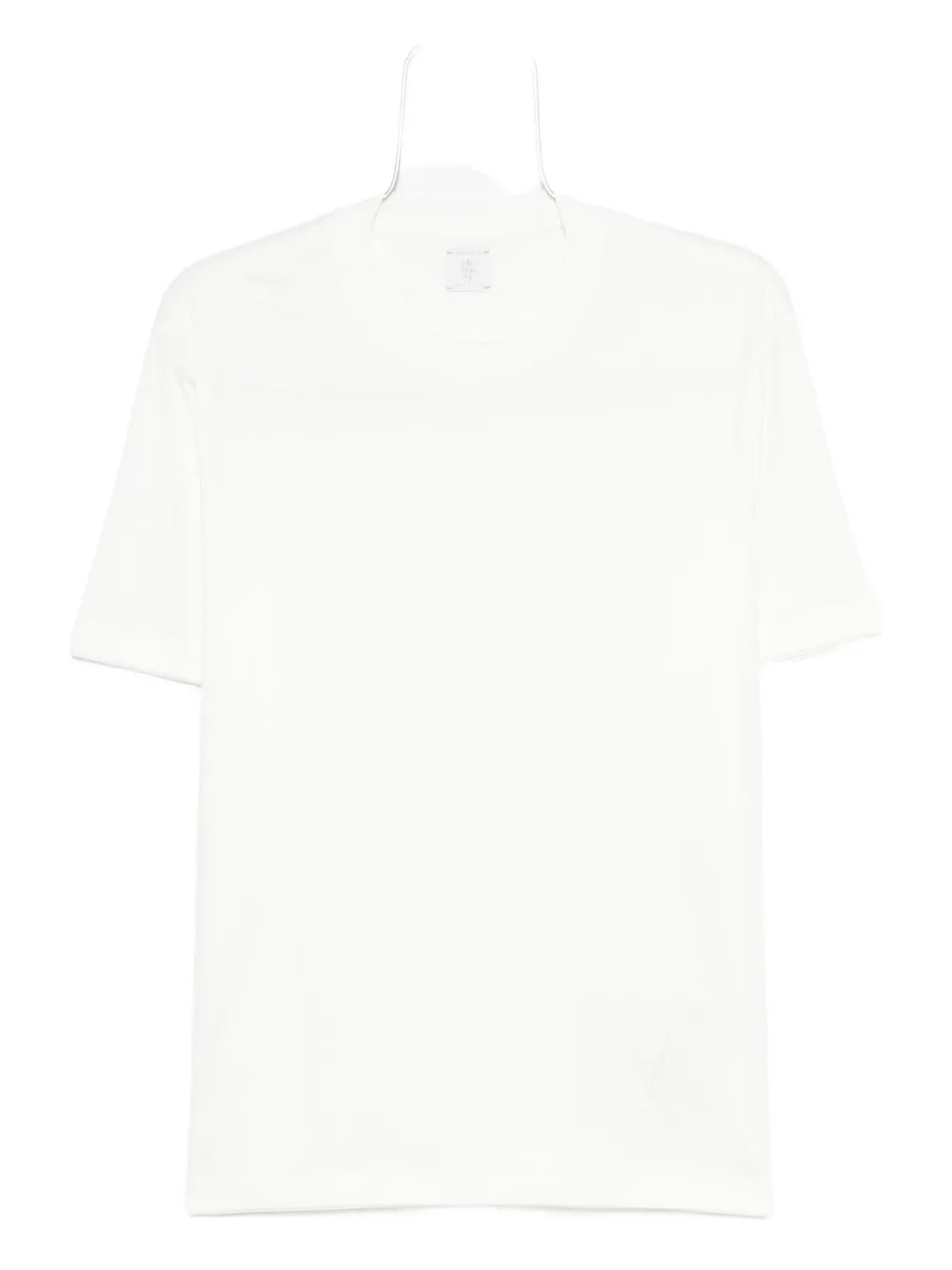 Crew-Neck Cotton T-Shirt — White