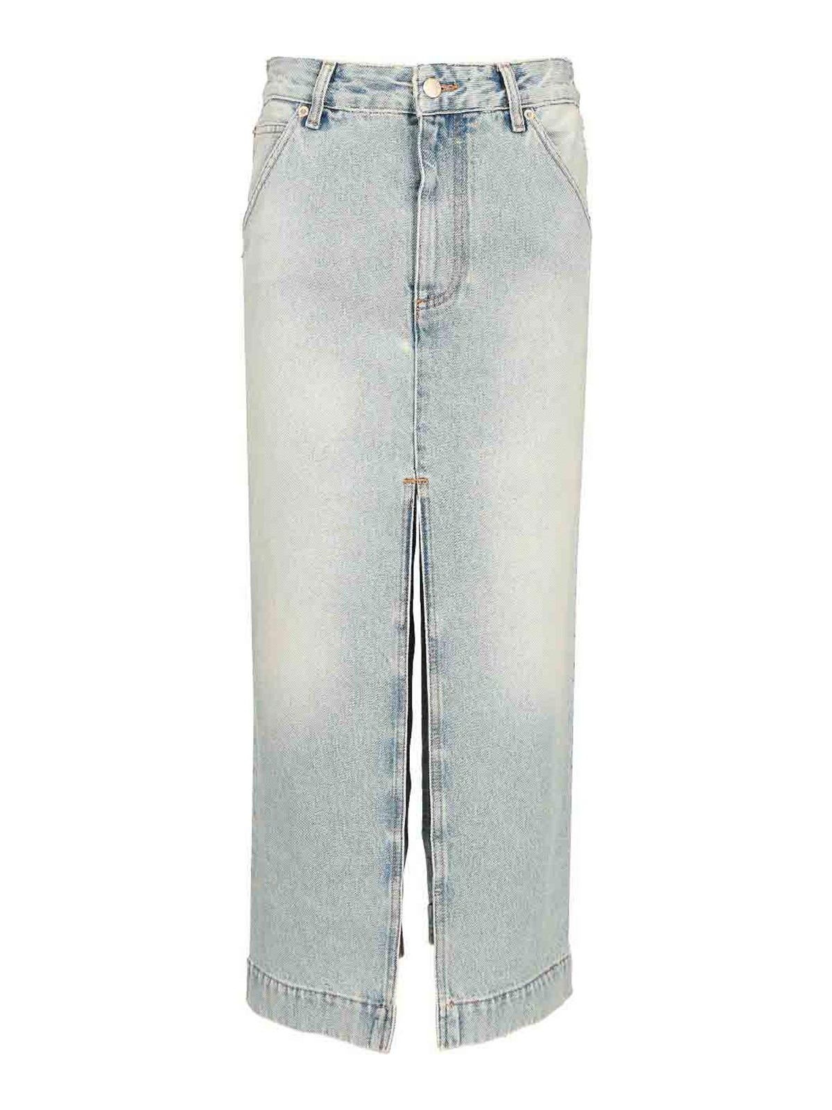 Denim Midi Skirt