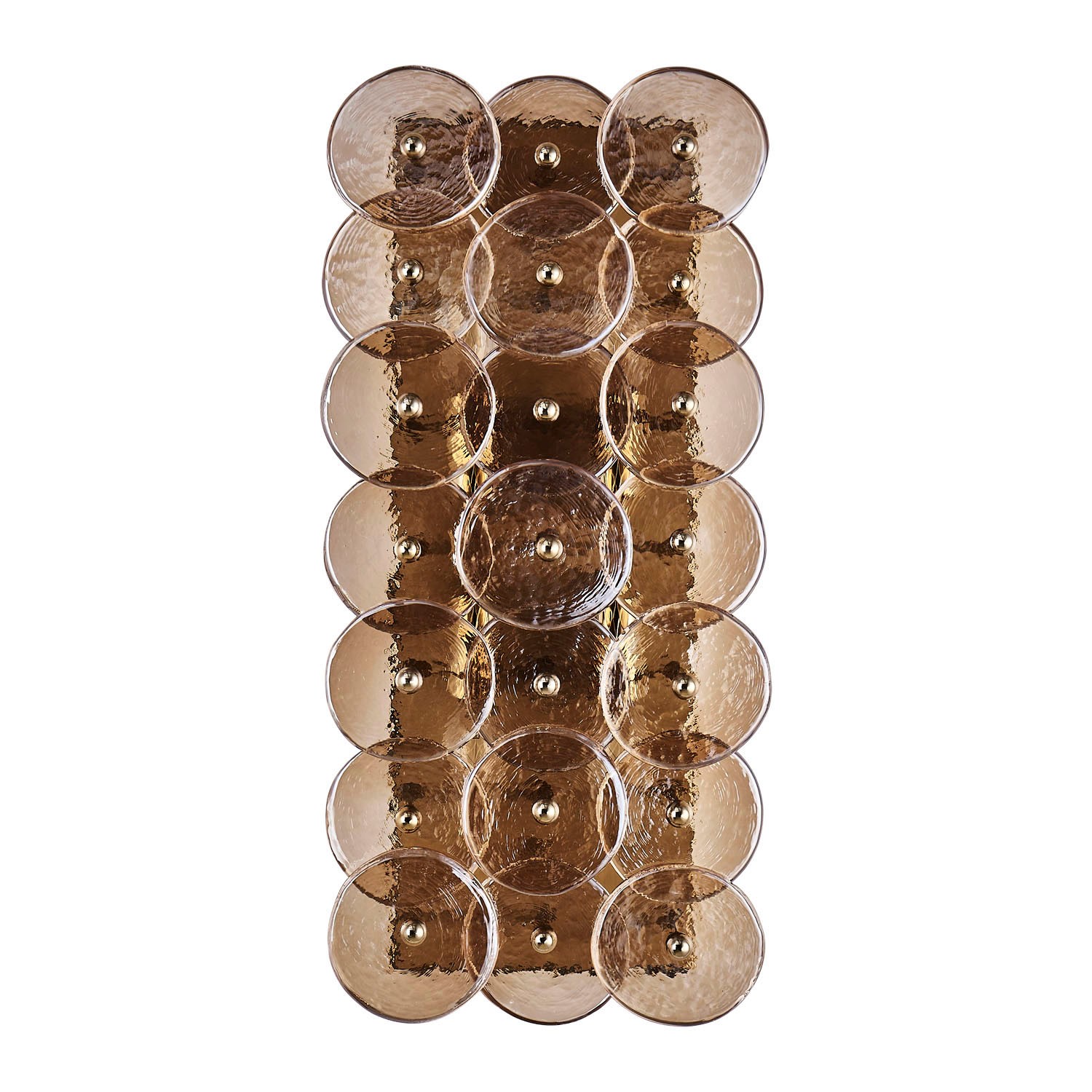 Polished Winter Brass Wall Sconce from the HORTENSIA Collection