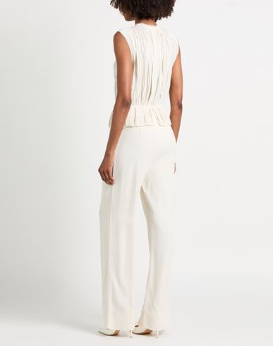 Woman Jumpsuit Off white Size 6 Viscose, Acetate, Silk