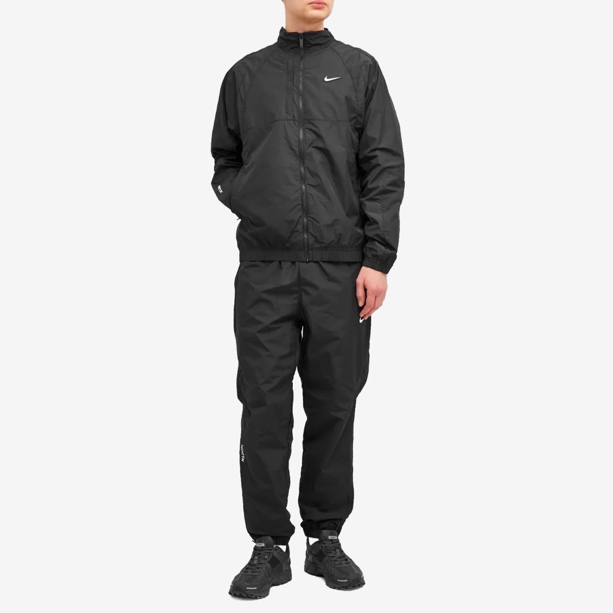 X NOCTA Cardinal Stock Woven Trek Jacket in Black &White, Size Large