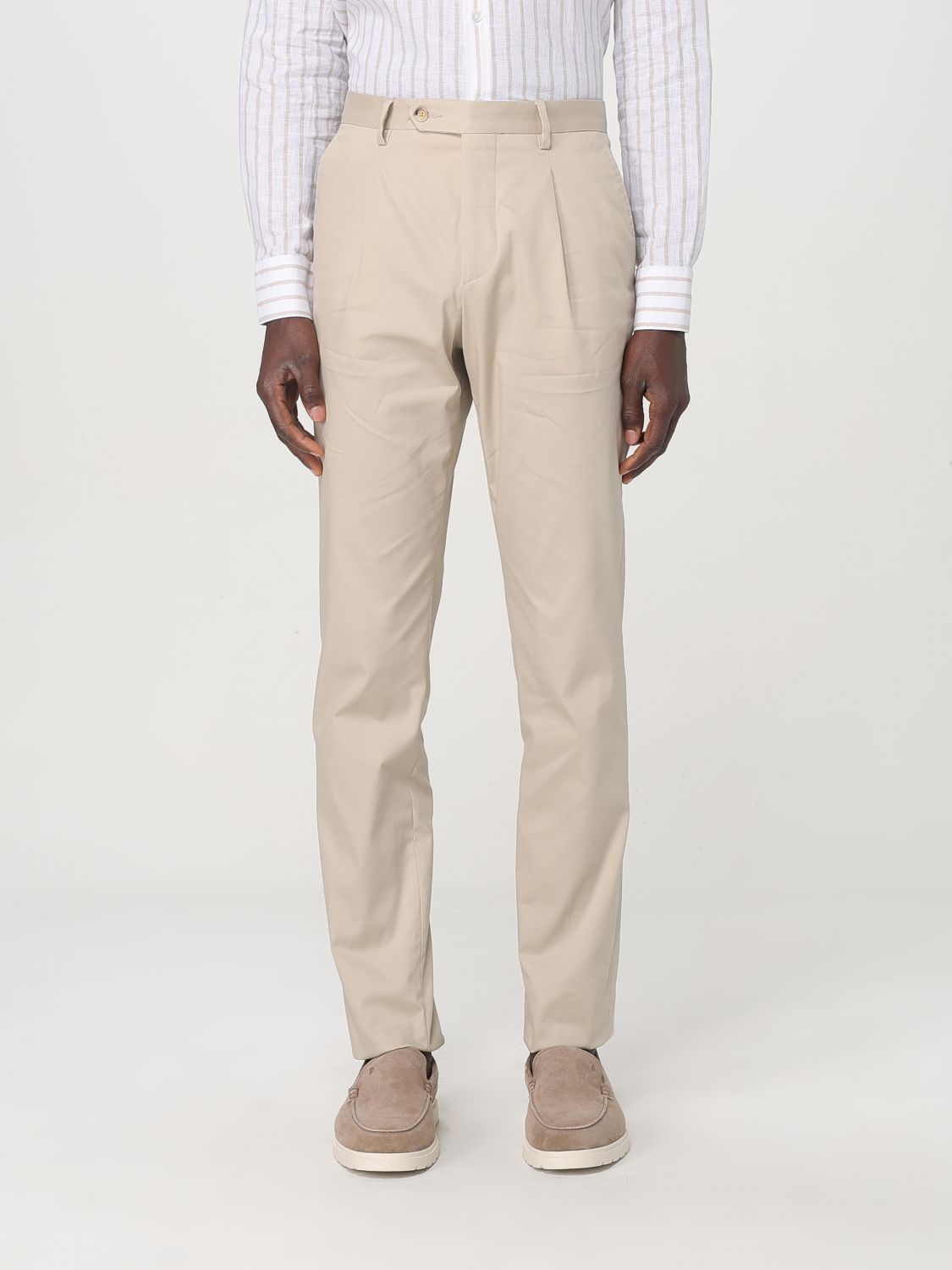 Pants Men color Blue