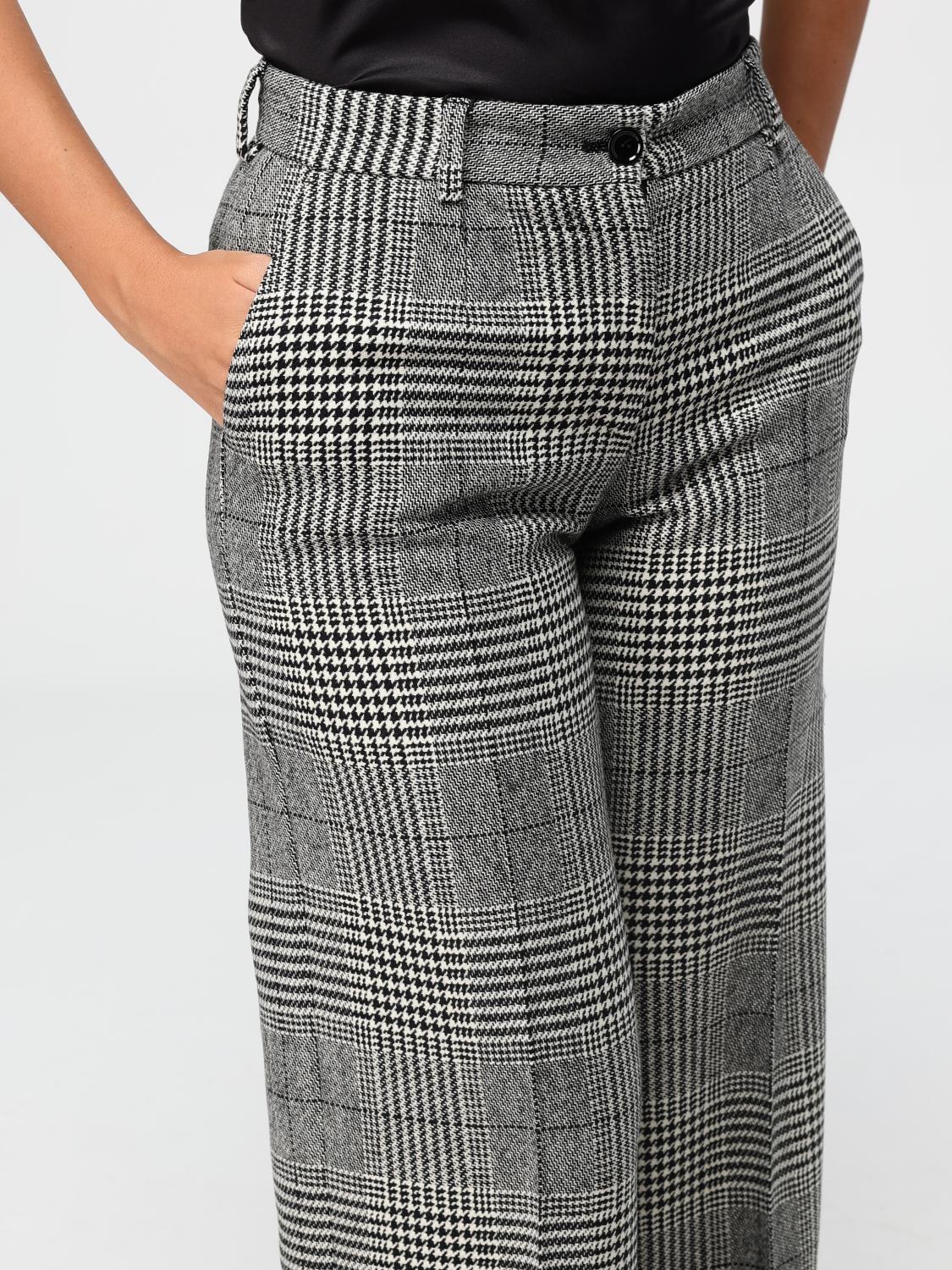 Tartan check trousers - Grey