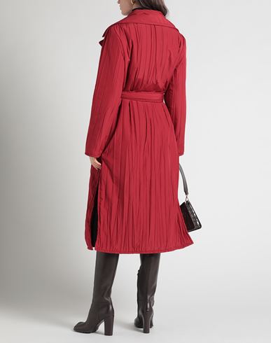 Woman Coat Brick red