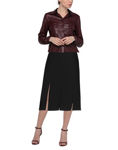 Woman Midi skirt Black Size 2 Polyester, Elastane