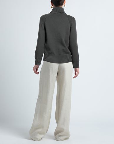 Alpha Studio Woman Turtleneck Lead Size 10 Wool, Polypropylene