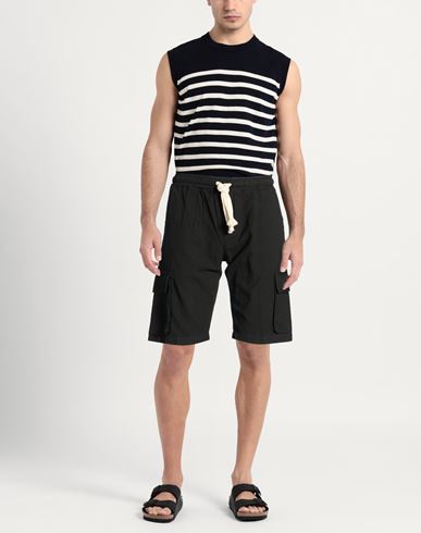 Man Shorts & Bermuda Shorts Black Size M Cotton