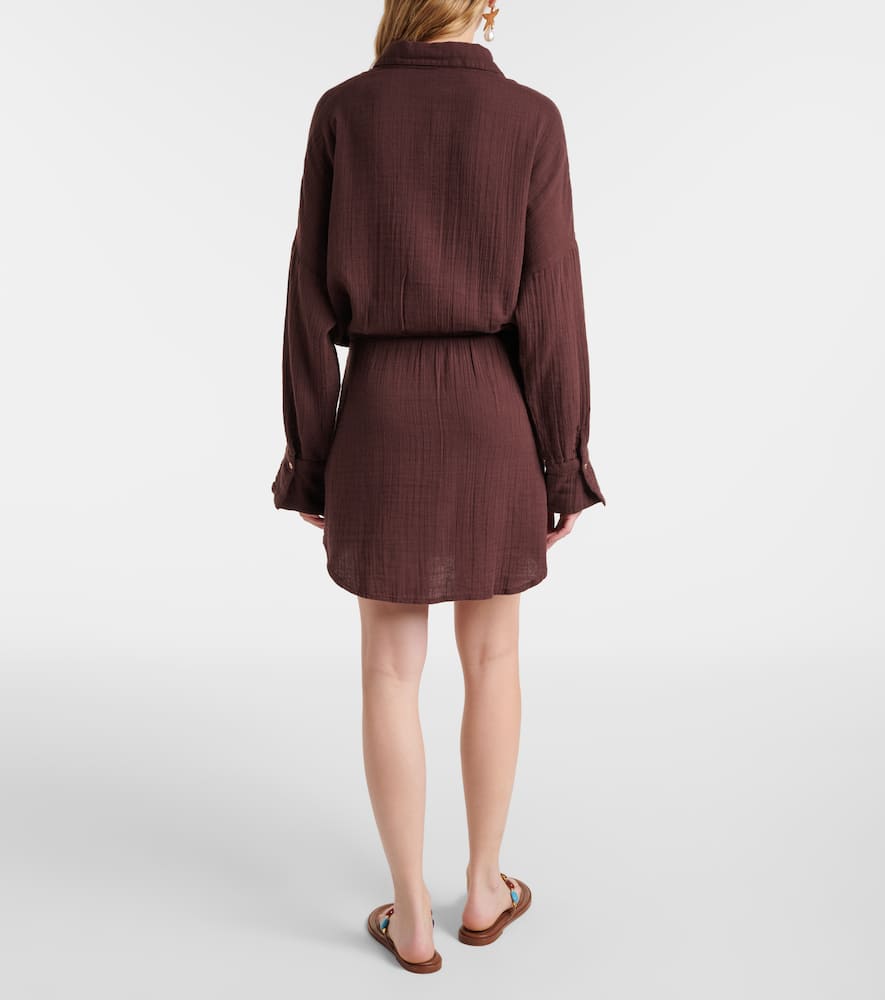 Sara cotton shirt dress