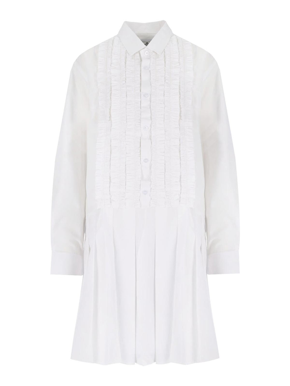 Cotton midi dress - Neutrals
