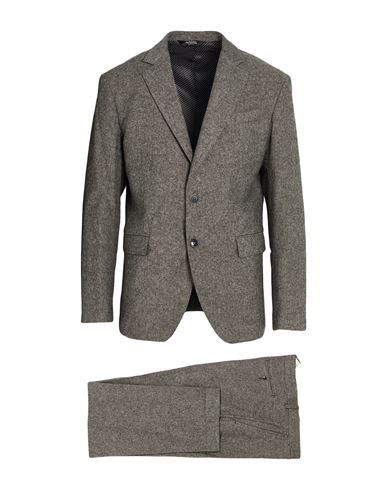 Man Suit Grey Size 44 Polyester, Viscose, Wool, Elastane