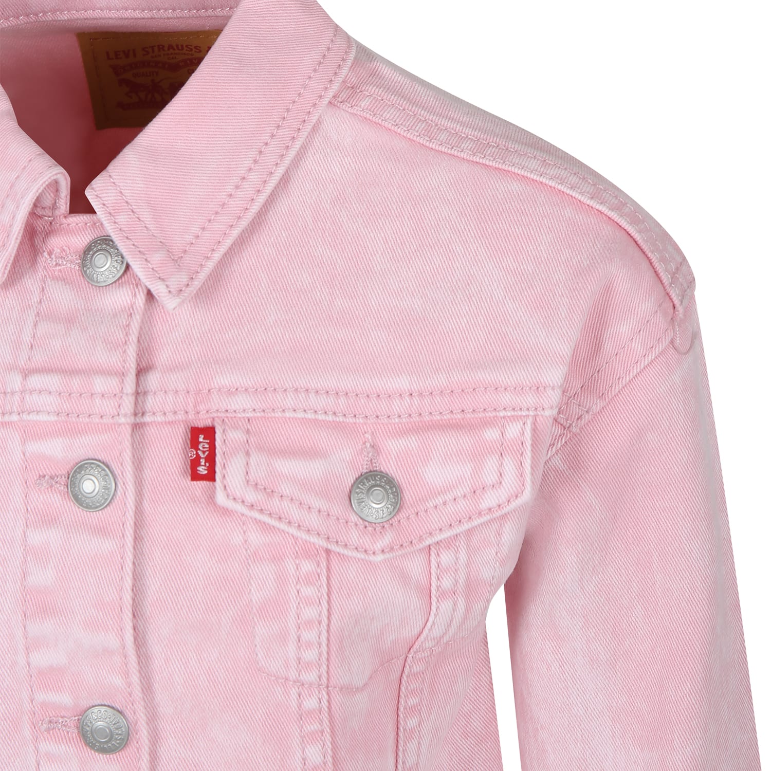 Pink Jacket For Girl With Logo