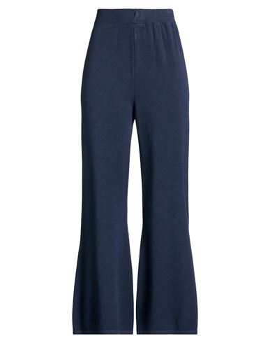 Woman Pants Navy Size S Viscose, PBT