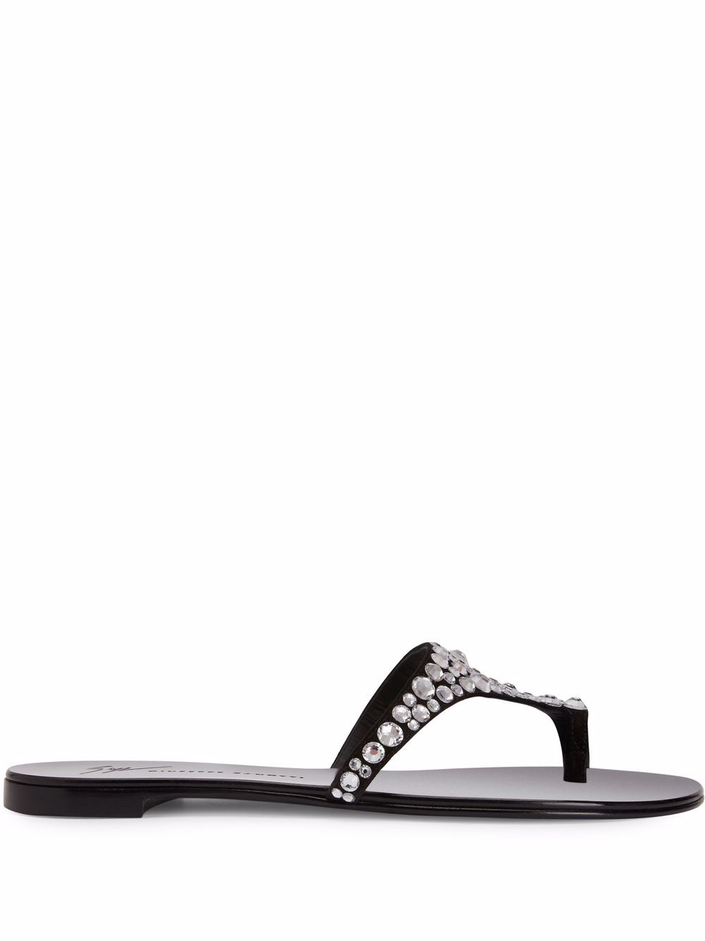 Nebula crystal-embellished sandals