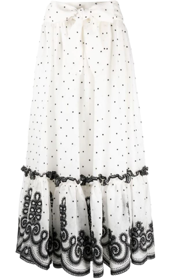 Lovestruck Rope Skirt — White