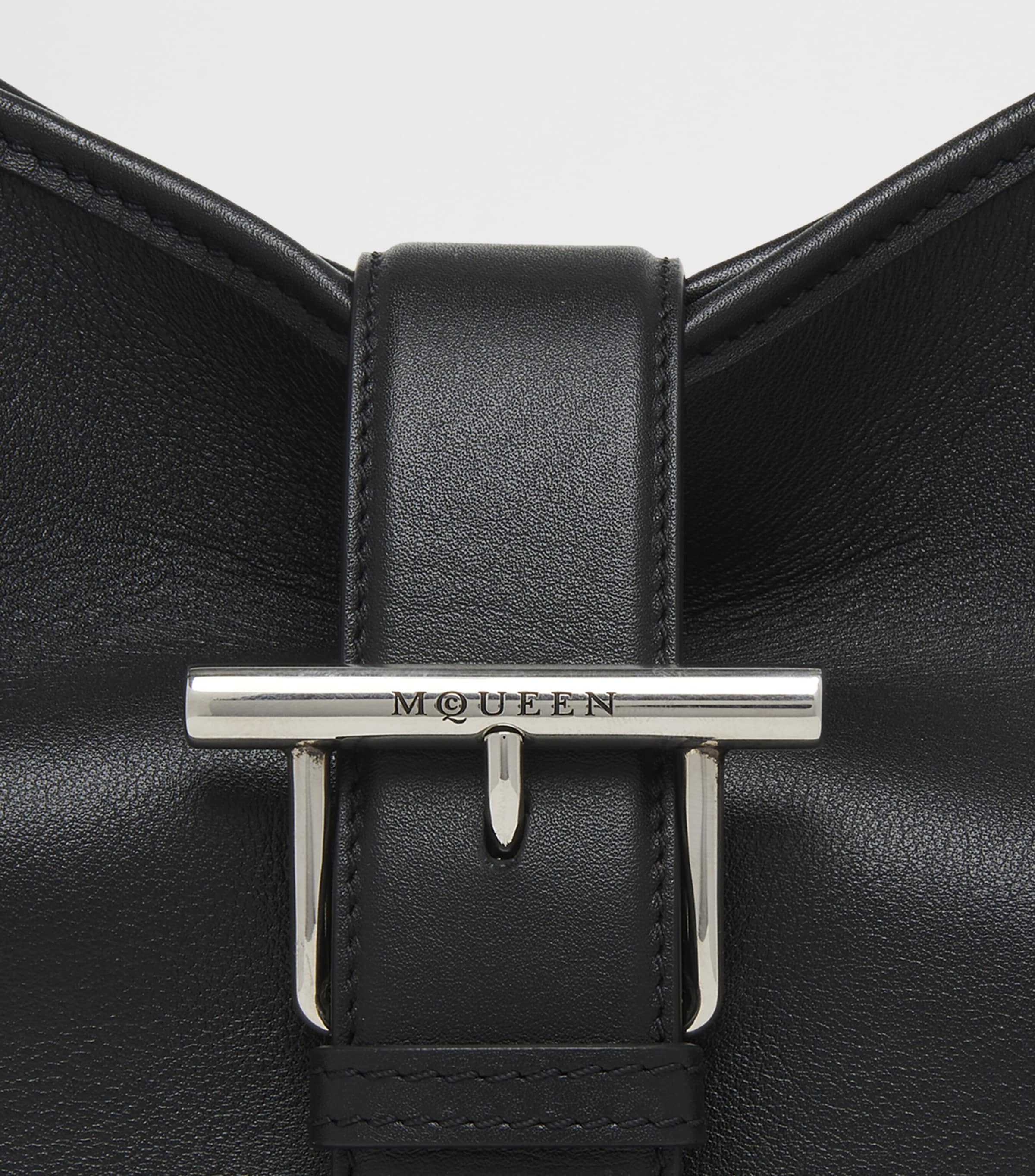 Leather T-Bar Shoulder Bag