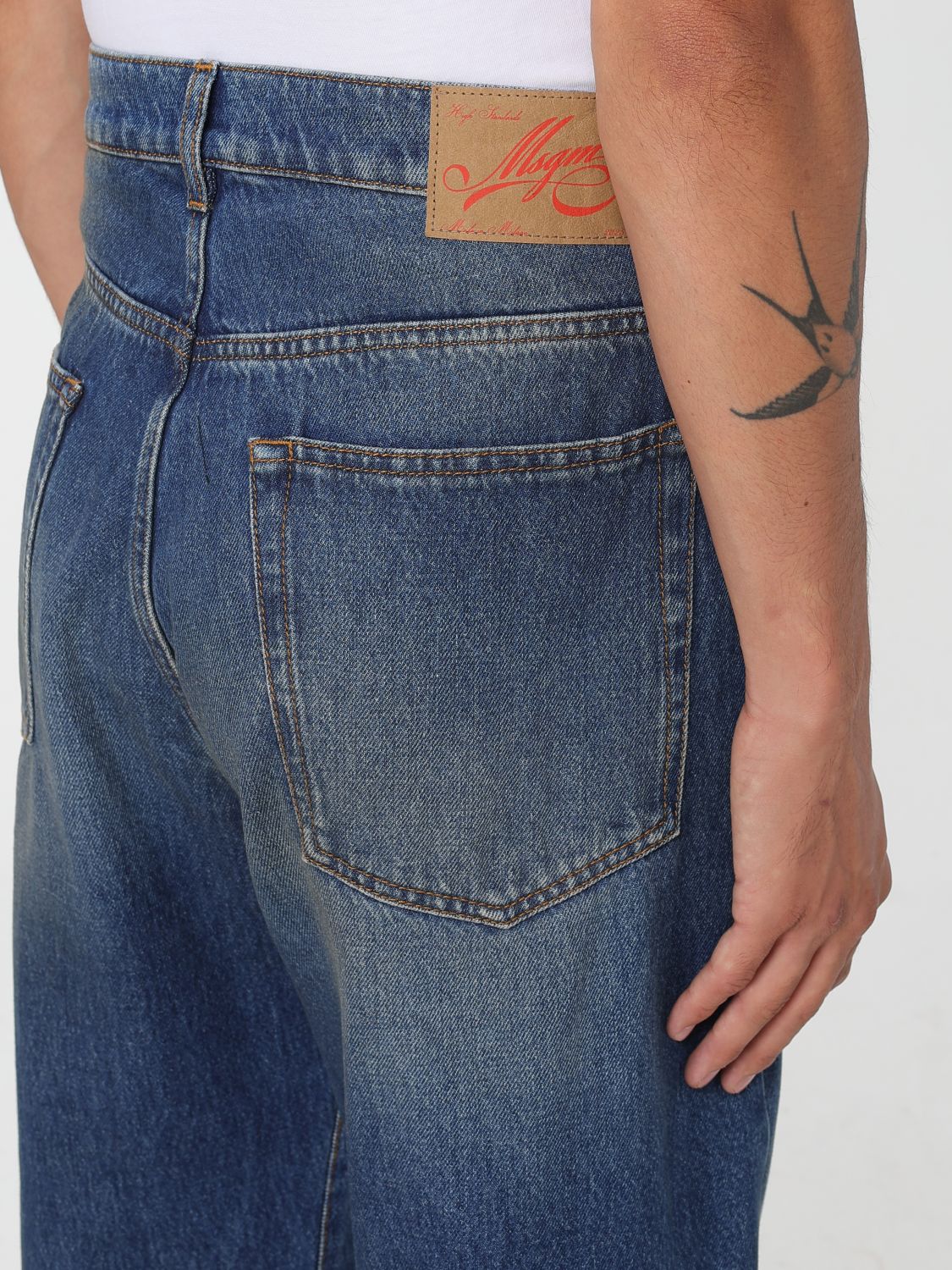 Jeans Men color Denim