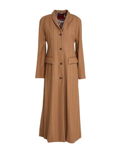 Co. go Woman Coat Camel Size 6 Virgin Wool, Elastane