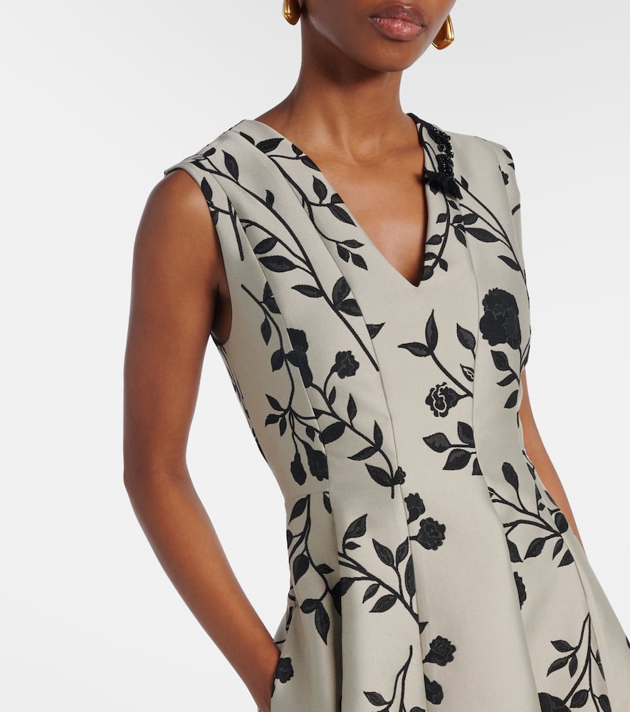 Clea floral midi dress