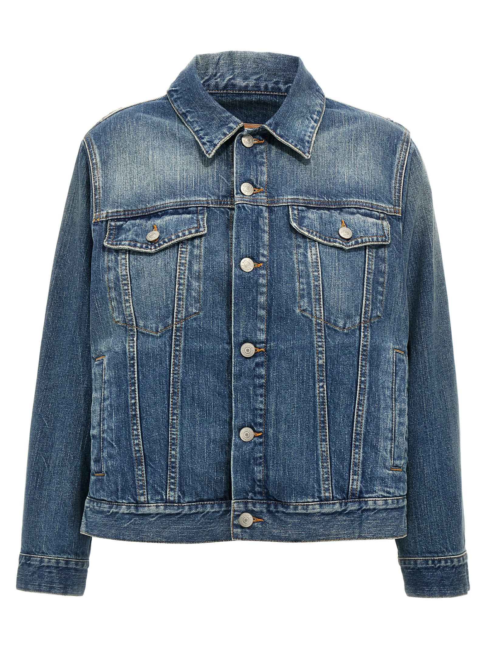 Layered Denim Jacket Casual Jackets, Parka