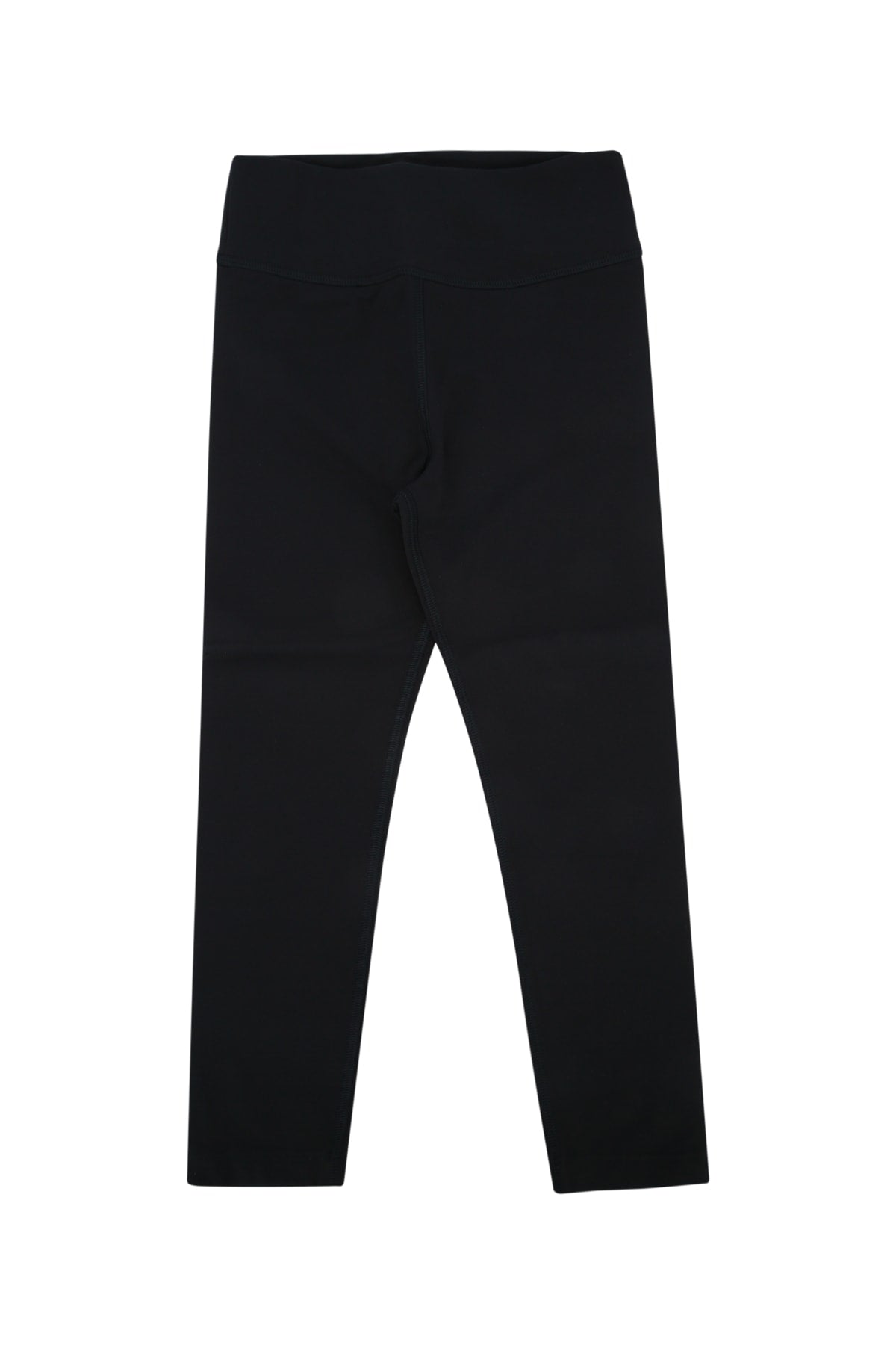 Stretch-Waist Leggings — Black
