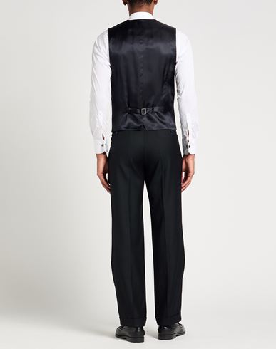 Man Tailored Vest Midnight blue Size 38 Virgin Wool, Elastane