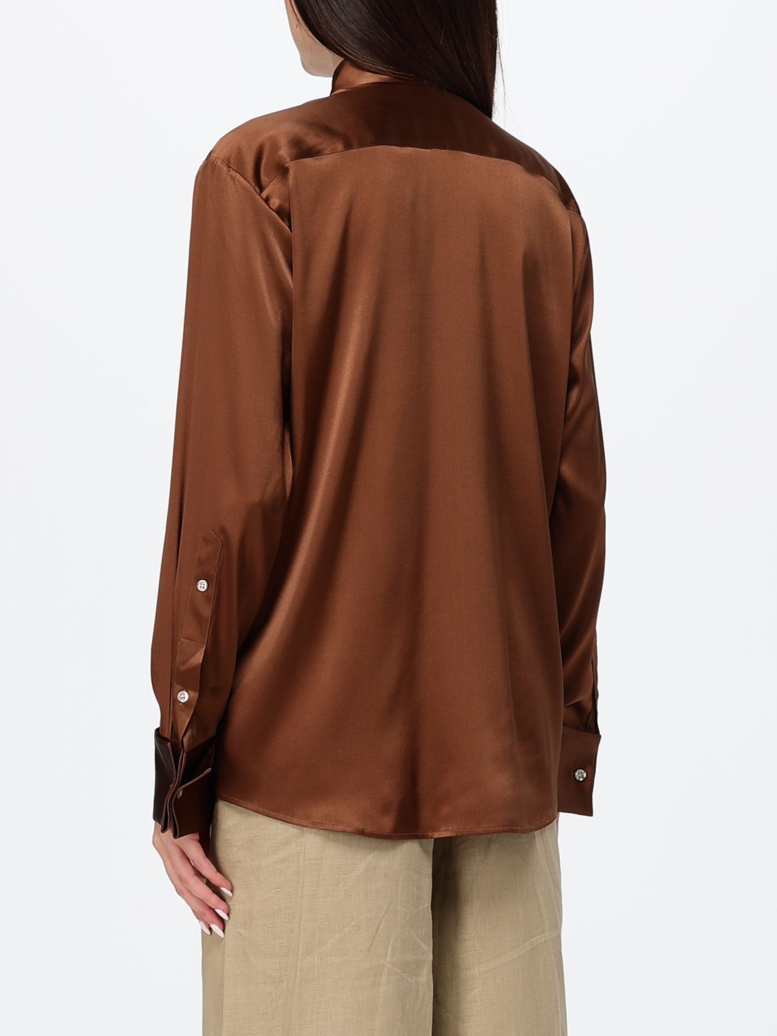 Shirt Woman color Copper Red