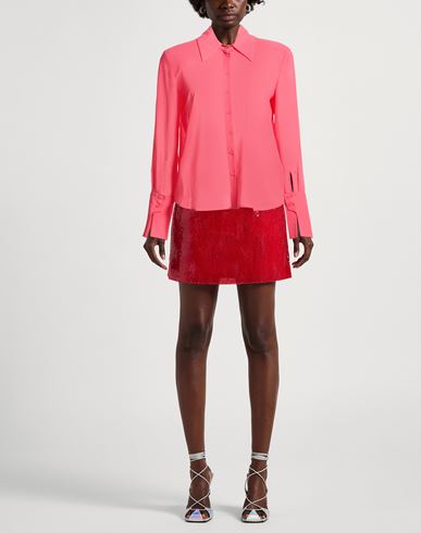 Woman Shirt Coral Size 2 Polyester