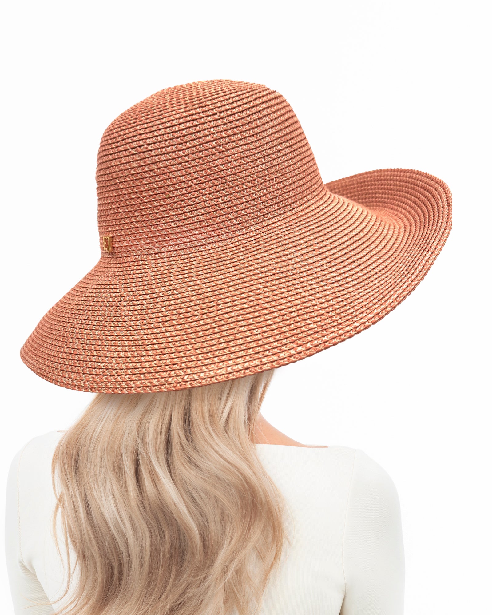 Women's Taupe Squishee Straw Hat